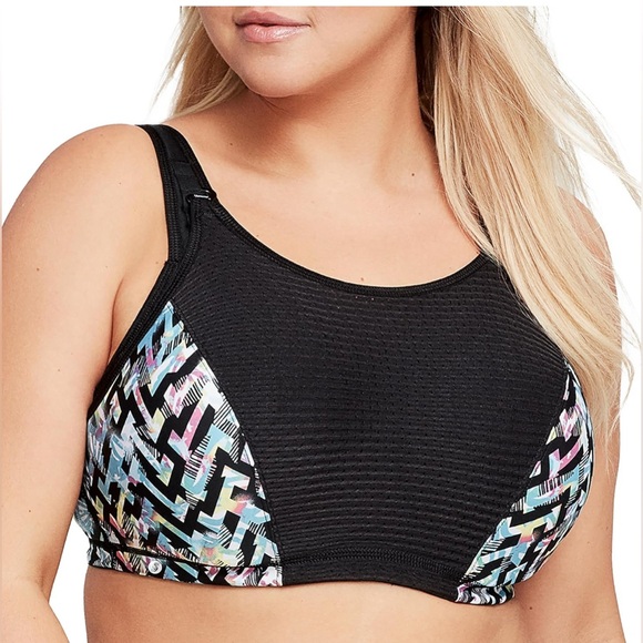 GLAMORISE Women's Full Figure Elite Performance Adjustable Wonderwire Sport - Picture 1 of 6